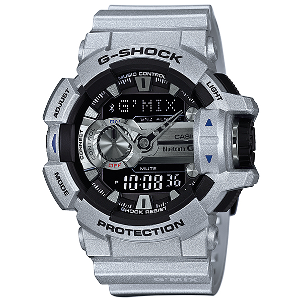 Casio G-shock G'mix Bluetooth? SMART นาฬิกาข้อมือผู้ชาย สีเเดง สายยางเรซิ่น รุ่น GBA-400-8CDR