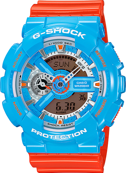 Casio G-shock Limited Edition นาฬิกาสำหรับผู้ชาย สายยาง รุ่น GA-110NC-2ADR