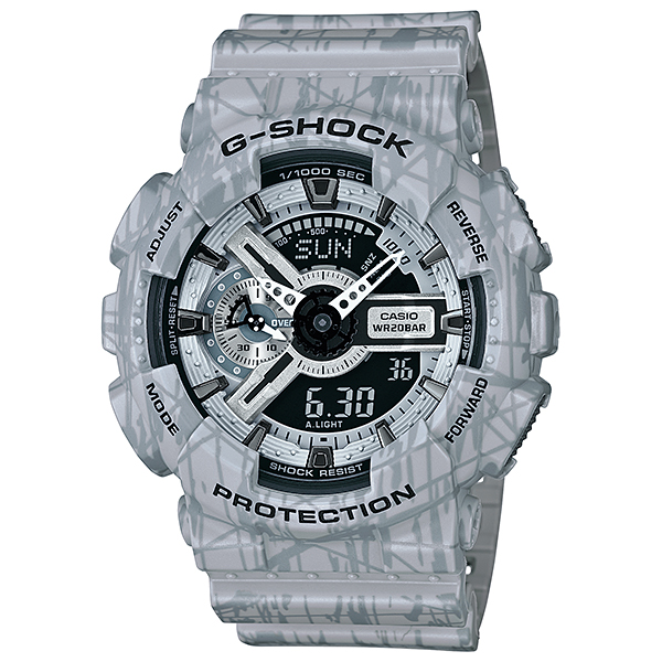 Casio G-shock Limited Edition นาฬิกาสำหรับผู้ชาย สายยาง รุ่น GA-110SL-8ADR