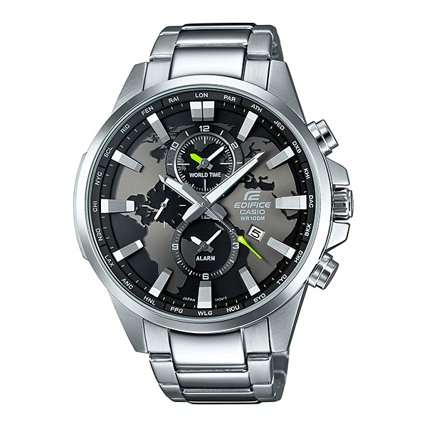 Casio Edifice นาฬิกาข้อมือชาย สายสแตนเลส รุ่น EFR-303D-1AV - Silver