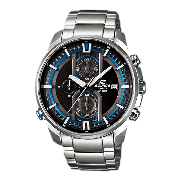 Casio Edifice นาฬิกาข้อมือชาย สายสแตนเลส รุ่น EFR-533D-1AV - Silver
