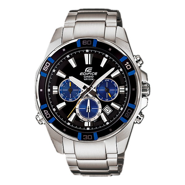 Casio Edifice นาฬิกาข้อมือชาย สายสแตนเลส รุ่น EFR-534D-1A2V - Silver