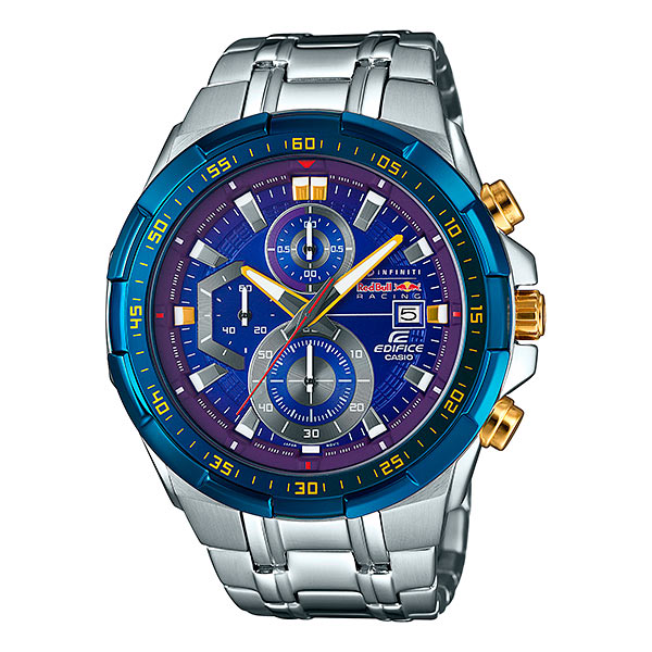 Casio Edifice นาฬิกาข้อมือชาย สายสแตนเลส รุ่น EFR-539RB-2AV - Silver