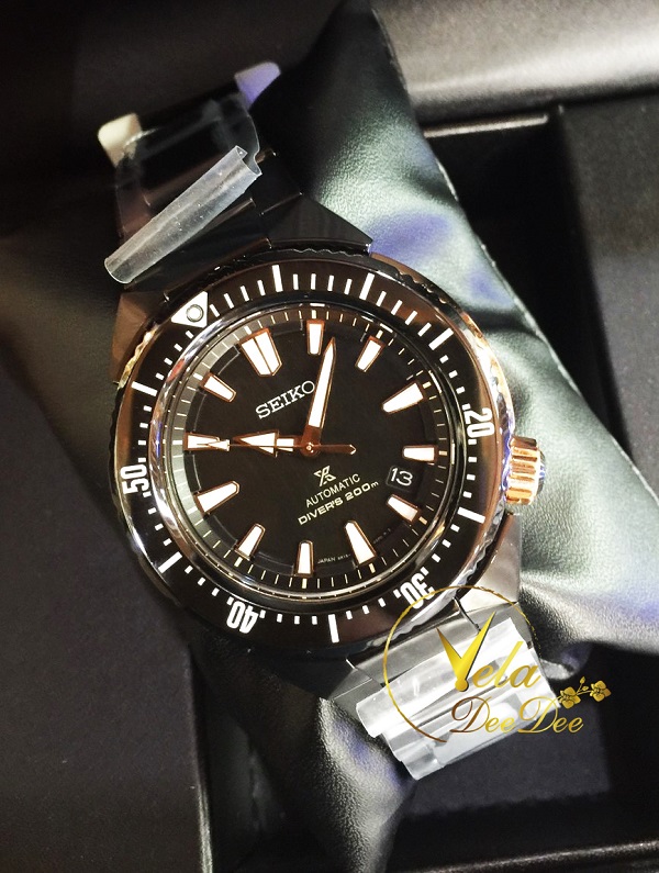 SEIKO Sapphire Crystal (นาฬิกา ไซโก้) นาฬิกาข้อมือ รุ่น Prospex Diver Sport Automatic MADE IN JAPAN  SBDC041 (สีดำ)