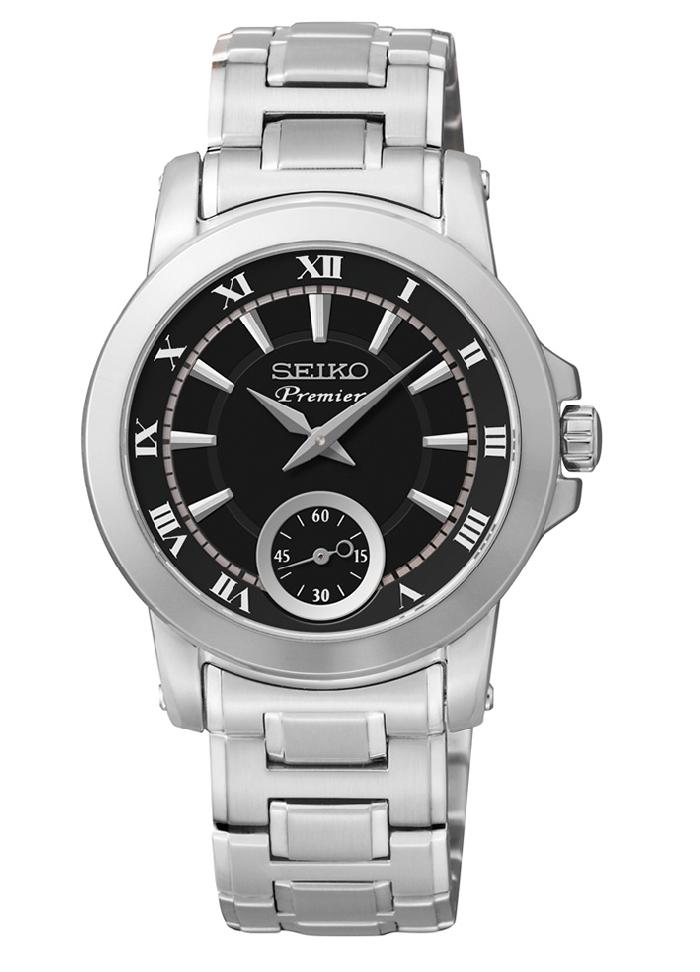 Seiko premier Sapphire Crystal นาฬิกาข้อมือผู้หญิง  สายสแตนเลส รุ่น SRKZ67P1    