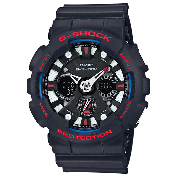 Casio G-shock นาฬิกาข้อมือชาย สายยางเรซิ้น รุ่น GA-120TR-1ADR Limited Edition