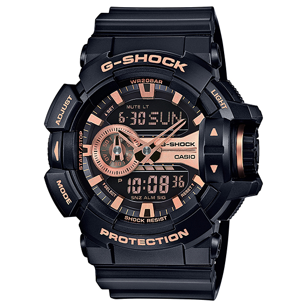 Casio G-shock นาฬิกาข้อมือชาย สายยางเรซิ้น รุ่น GA-400GB-1A4DR Limited Edition