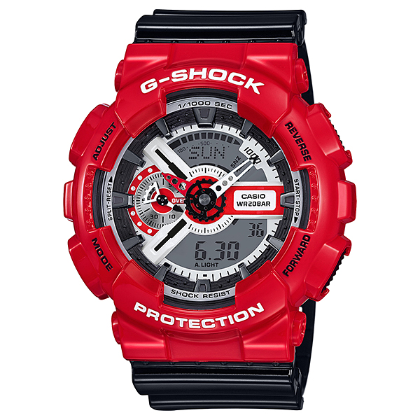 Casio G-shock นาฬิกาข้อมือชาย สายยางเรซิ้น รุ่น GA-110RD-4ADR Limited Edition