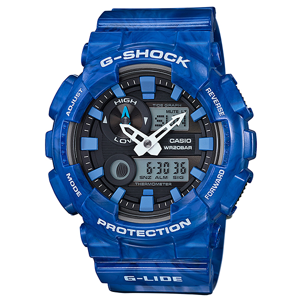 CASIO G-SHOCK นาฬิกาข้อมือผู้ชาย สายเรซิ่น รุ่น Limited Edition G-LIDE GAX-100MA-2A