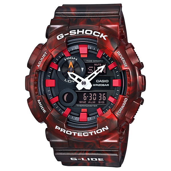 CASIO G-SHOCK นาฬิกาข้อมือผู้ชาย สายเรซิ่น รุ่น Limited Edition G-LIDE GAX-100MB-4A