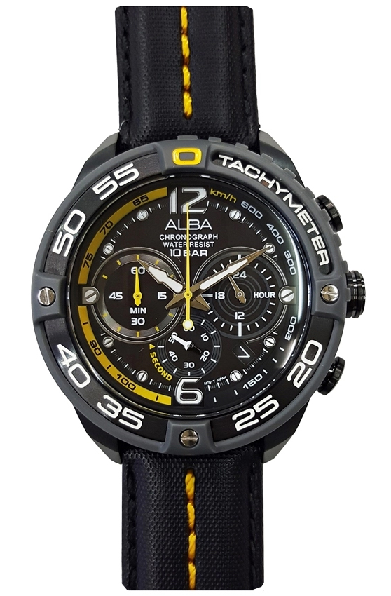 Alba Signa Chronograph Men's Watch นาฬิกาผู้ชาย สายหนัง รุ่น รุ่น AU2175X1  