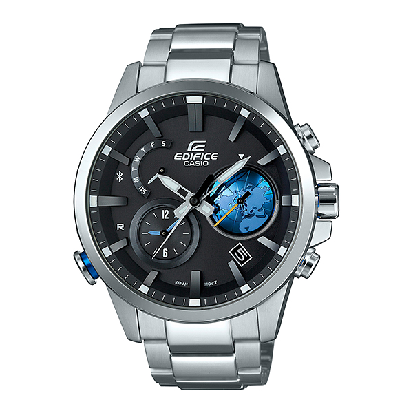 CASIO EDIFICE Bluetooth นาฬิกาข้อมือผู้ชาย สายสแตนเลส รุ่น EQB-600D-1A2DR