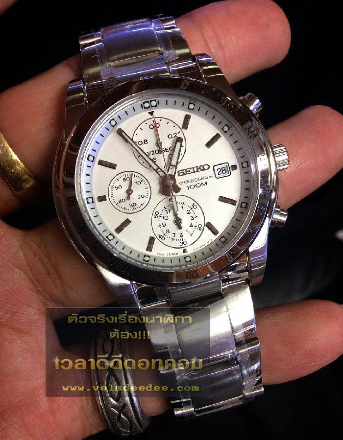 SEIKO Sports Chronograph นาฬิกาข้อมือผู้ชาย  สายสแตนเลส รุ่น SNDD03P1    