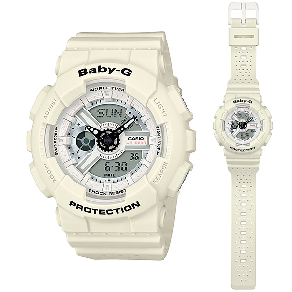 Casio Baby-G นาฬิกาข้อมือผู้หญิง สายเรซิ่น รุ่น LIMITED EDITION BA-110PP-7A