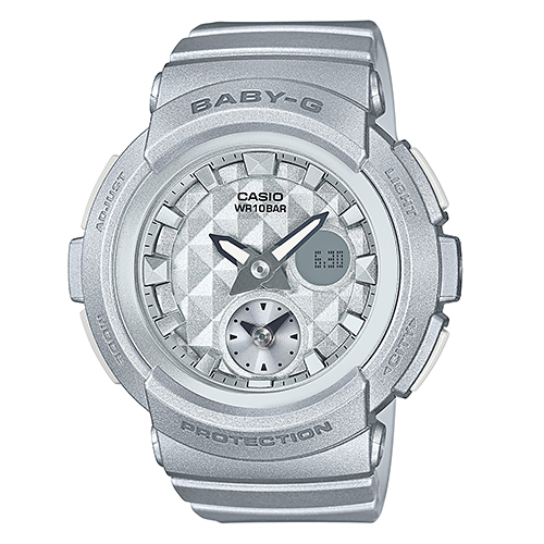 Casio Baby-G นาฬิกาข้อมือผู้หญิง สายเรซิ่น รุ่น  BGA-195-8A