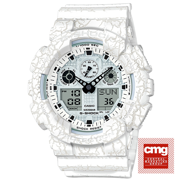 CASIO G-SHOCK นาฬิกาข้อมือผู้ชาย สายเรซิ่น รุ่น Limited Edition GA-100CG-7A