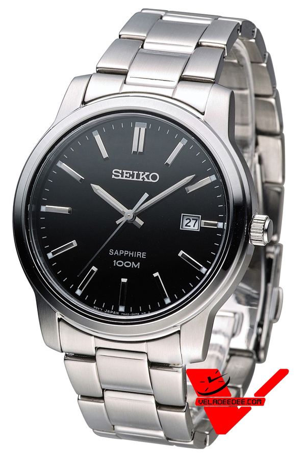 seiko นาฬิกาข้อมือสุภาพบุรุษ  สายแสตนเลส  กระจกพิเศษเป็น Sapphire glass  รุ่น SGEH05P1