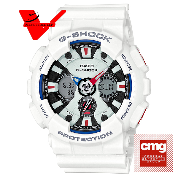 Casio G-shock นาฬิกาข้อมือชาย สายยางเรซิ้น รุ่น GA-120TR-7ADR Limited Edition