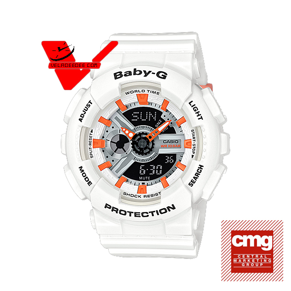 Casio Baby-G นาฬิกาข้อมือผู้หญิง สายเรซิ่น รุ่น LIMITED EDITION BA-110PP-7A2