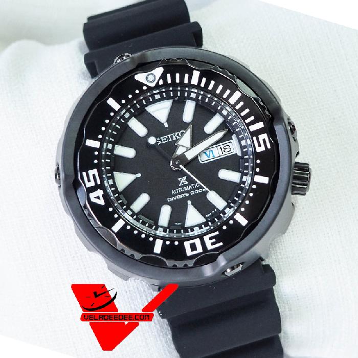 SEIKO Tuna DIVER Prospex นาฬิกาข้อมือผู้ชาย  สายเรซิ่น รุ่น  SRPA81K1