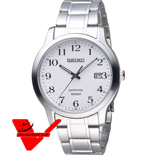 Seiko Sapphire glass นาฬิกาข้อมือชาย สายสแตนเลส รุ่น SGEH67P1 