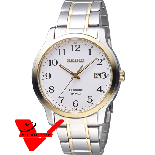 Seiko Sapphire glass นาฬิกาข้อมือชาย สายสแตนเลส รุ่น SGEH68P1 