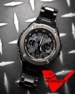 Casio G-shock G-STEEL นาฬิกาข้อมือชาย 2 ระบบ สายสแตนเลส รุ่น GST-S110BD-1B