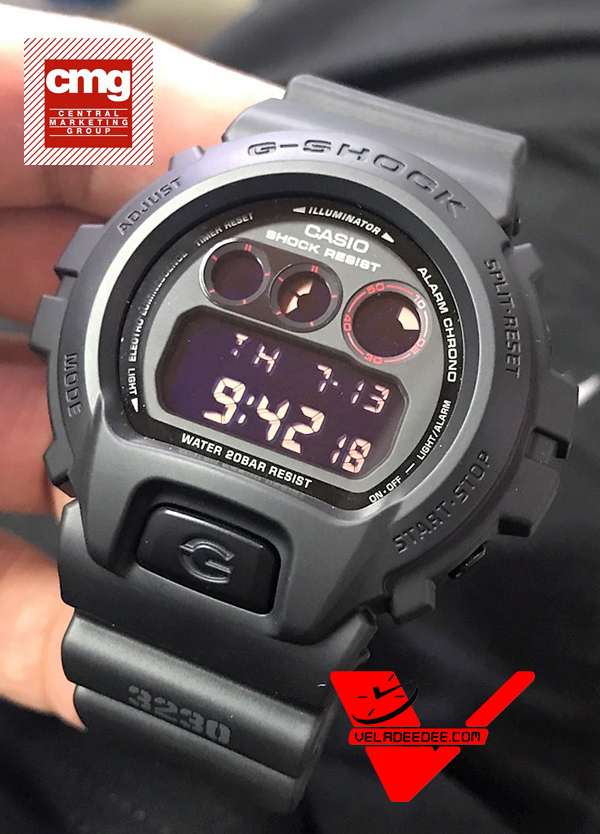 นาฬิกา CASIO G-SHOCK  (คาสิโอ จี ช็อค) DW-6900MS-1DR (ประกันศูนย์เซ็นทรัล 1ปี)  