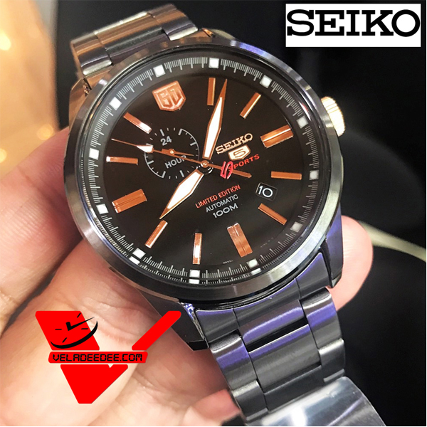 Seiko 5 Sports 60th Anniversary Limited Edition Automatic Watch นาฬิกาข้อมือชาย สายสแตนเลส รุ่น SSA317K1