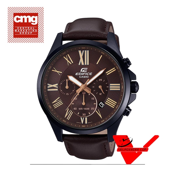 Casio Edifice นาฬิกาข้อมือผู้ชาย สายสแตนเลส  (ประกัน CMG ศูนย์เซ็นทรัล1) รุ่น EFV-500BL-1A