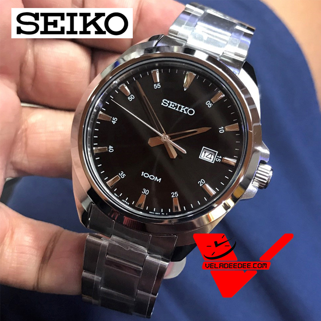 Seiko Classic นาฬิกาข้อมือชาย สายสแตนเลส รุ่น SUR209P1