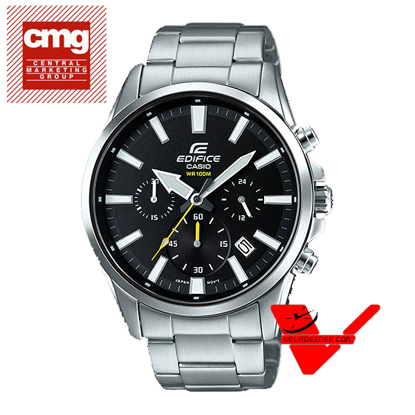Casio Edifice นาฬิกาข้อมือผู้ชาย สายสแตนเลส (ประกัน CMG ศูนย์เซ็นทรัล1) รุ่น EFV-510D-1AV