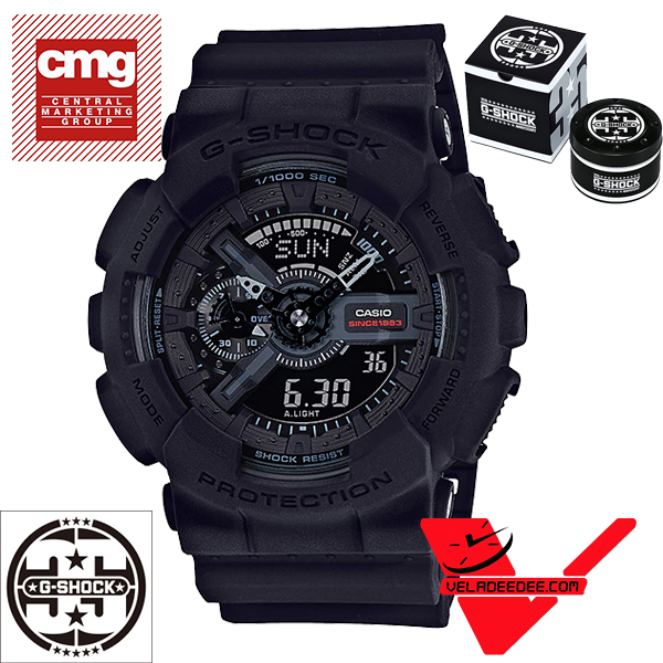 Casio G-shock (ประกันCMG) นาฬิกาข้อมือชาย  รุ่น Limited Edition BIG BANG BLACK ฉลองครบรอบ 35 ปี  GA-135A-1A