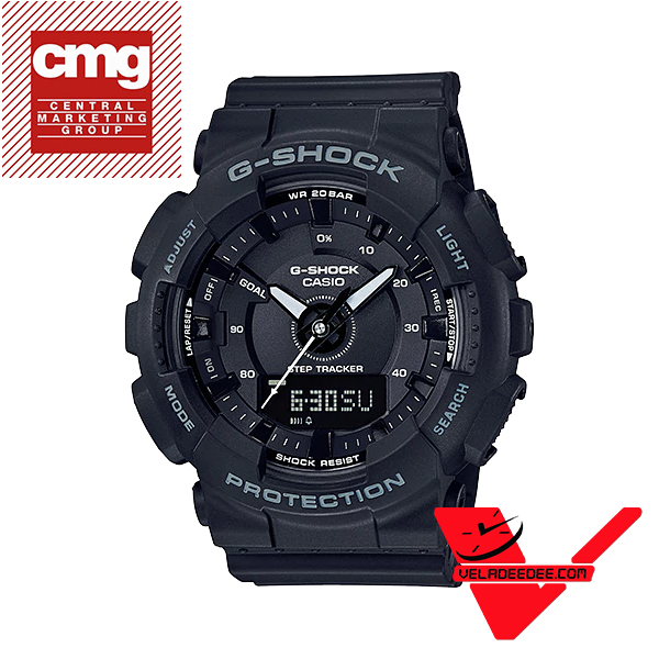 CASIO G-SHOCK MINI (ประกันCMG) นาฬิกาข้อมือ สายเรซิ่น รุ่น ตัวนับก้าว GMA-S130-1A