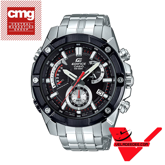 Casio Edifice นาฬิกาข้อมือผู้ชาย สายสแตนเลส (ประกัน CMG ศูนย์เซ็นทรัล1) รุ่น EFR-559DB-1AV