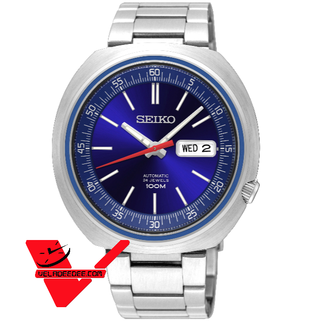  Seiko 5 Sport Automatic นาฬิกาข้อมือผู้ชาย สายสแตนเลส รุ่น SRPC09K1