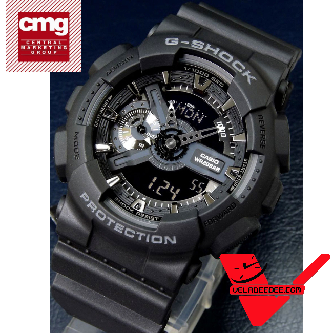 นาฬิกา CASIO G-SHOCK GA-110-1B (คาสิโอ จี ช็อค) GA-110-1BDR (ประกัน CMG ศูนย์เซ็นทรัล1ปี)  