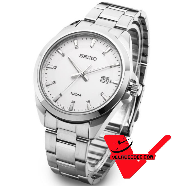 SEIKO Neo Classic นาฬิกาข้อมือผู้ชาย ตัวเรือนและสายเป็นสแตนเลส รุ่น SUR205P1