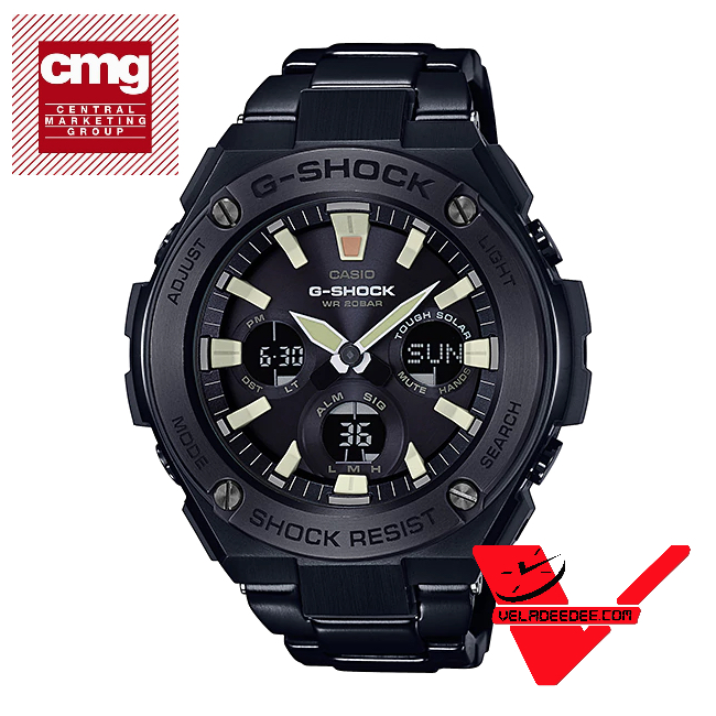 Casio G-shock G-STEEL นาฬิกาข้อมือชาย 2 ระบบ สายสเตนเลสสตีล รุ่น GST-S130BD-1A