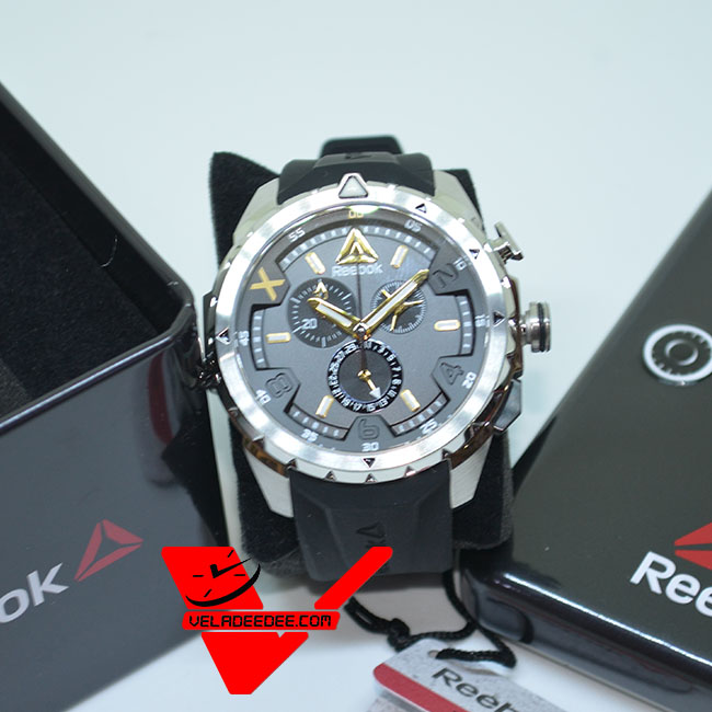 Reebok WATCHES นาฬิกาข้อมือชาย สายเรซิ่น รุ่น RD-IMP-G6-S1IB-B2