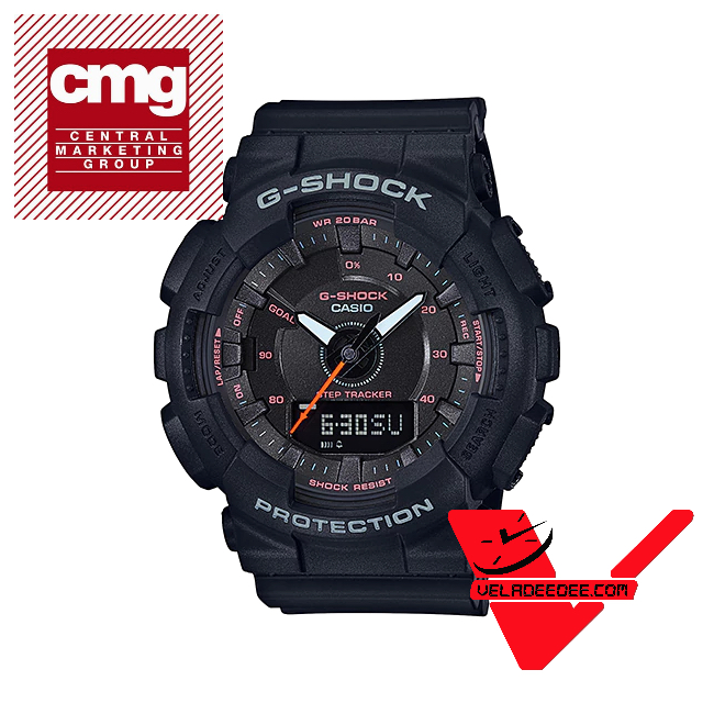 CASIO G-SHOCK mini S Series  (ประกันCMG) | FOR RUNNING SERIES (ซีรีย์เพื่อนักวิ่ง) | นาฬิกาข้อมือ สายยางเรสิ้น GMA-S130VC-1A
