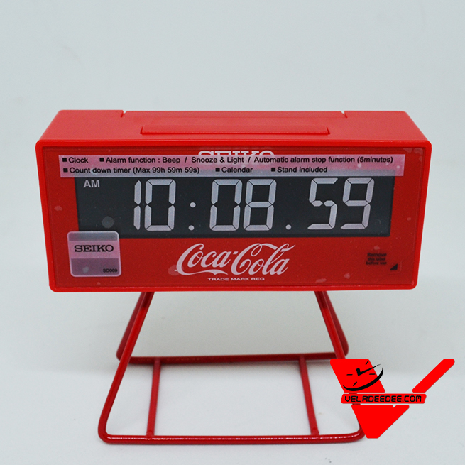 นาฬิกาปลุก SEIKO Coca-Cola รุ่นQHL901R