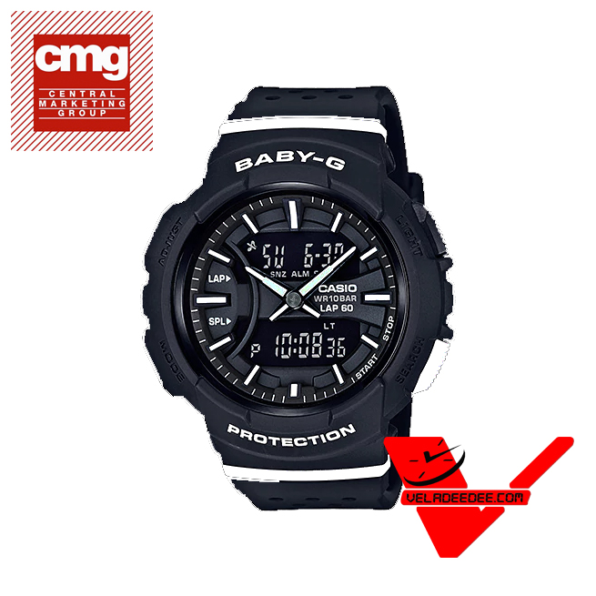 Casio Baby-G FOR RUNNING SERIES (ซีรีย์เพื่อนักวิ่ง) (ประกันCMG) นาฬิกาข้อมือผู้หญิง สายเรซิ่น รุ่น  BGA-240-1A1