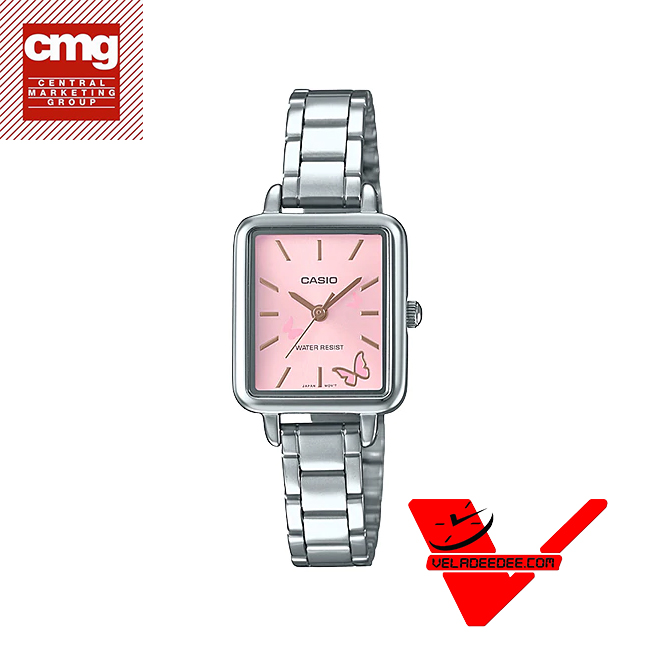 Casio Standard นาฬิกาข้อมือสุภาพสตรี(ประกันCMG) สายสแตนเลส รุ่น LTP-E147D-4A