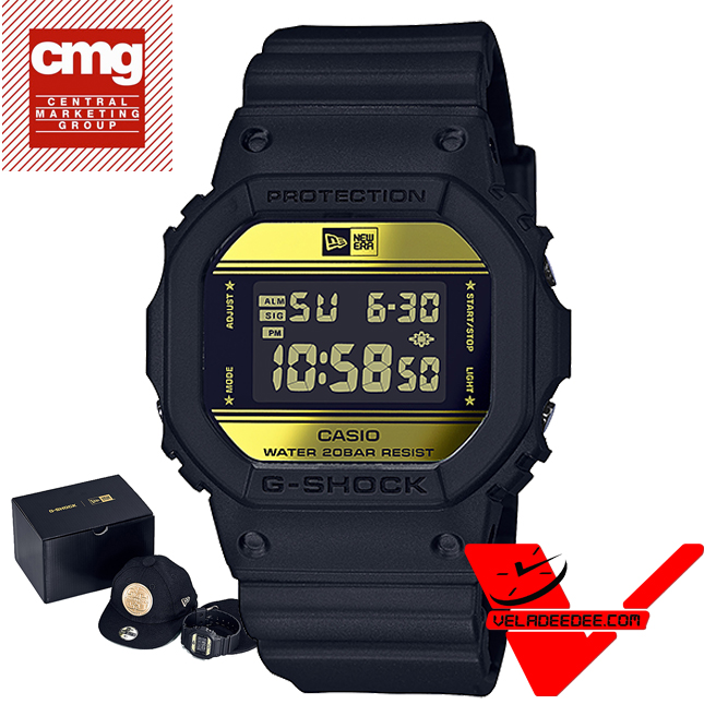 Casio G-SHOCK  NEW ERA (ประกันCMG) นาฬิกาข้อมือชาย รุ่น Limited Edition ฉลองครบรอบ 35 ปี DW-5600NE-1