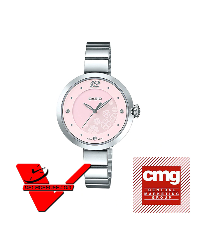 Casio Standard นาฬิกาข้อมือสุภาพสตรี(ประกันCMG) สายสเตนเลส รุ่น LTP-E154D-4A