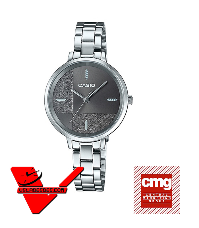 Casio Standard นาฬิกาข้อมือสุภาพสตรี(ประกันCMG) สายสเตนเลส รุ่น LTP-E152D-1EDF