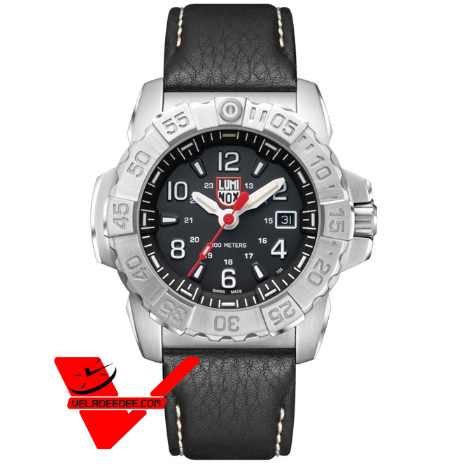 LUMINOX NAVY SEAL STEEL ศูนย์ไทยศรีทองพาณิชย์ 2 ปี นาฬิกาข้อมือชาย ตัวเรือนสแตนเลส สายหนัง รุ่น XS.3251