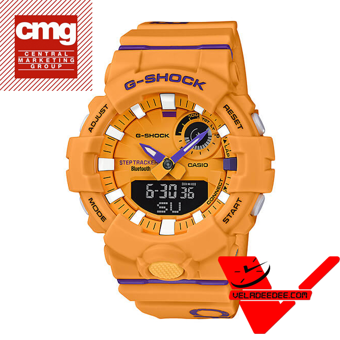 Casio G-shock G-SQUAD Bluetooth รุ่นสีพิเศษ นาฬิกาข้อมือชาย (ประกัน CMG ศูนย์เซ็นทรัล 1 ปี) รุ่น GBA-800DG-9ADR