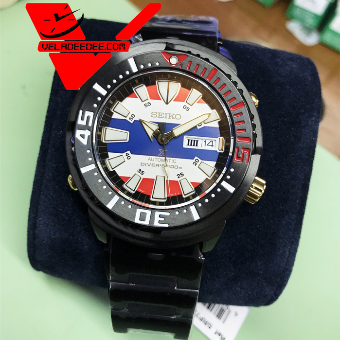 SEIKO Thailand Limited Edition II นาฬิกาข้อมือผู้ชาย สายสแตนเลส (แถมสายยาง 1เส้น ) รุ่น SRP727K1 